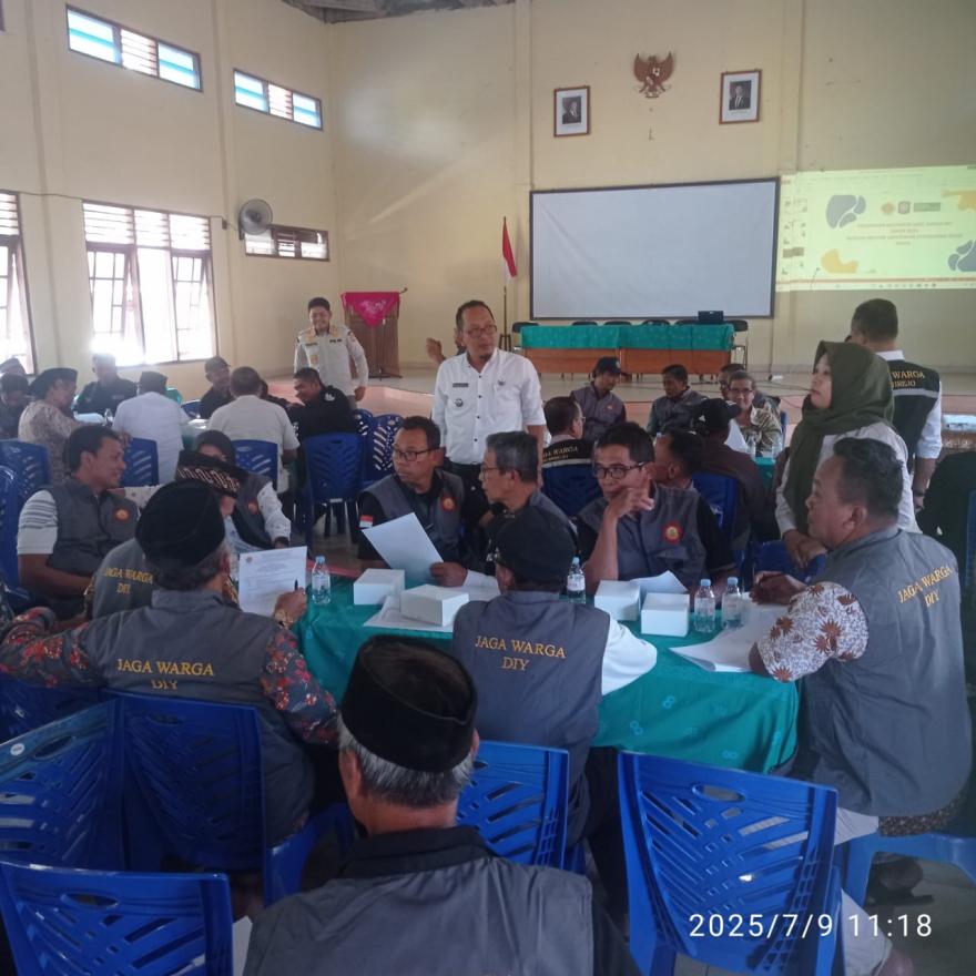 SOSIALISASI PEMBINAAN KELOMPOK JAGA WARGA OLEH SATPOL PP DIY